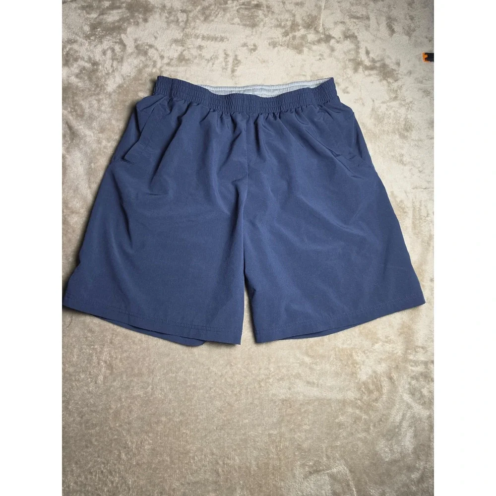 Champion C9 Mens Navy Blue Athletic Training Gym Shorts Large 407N44-C319